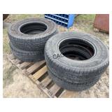 Lot of (4) LT225/75R16 Tires