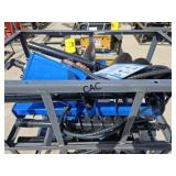 NEW AGT Skid Steer Auger w/3 Bits (Blue)