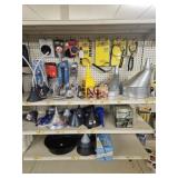 Shelf Lots of NEW Oil Filter Parts and Funnels