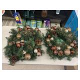 Box Lot of NEW Assorted Christmas Wreaths and More
