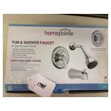 Home Pointe Tub and Shower Faucet Set