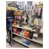 Section of NEW Assorted Auto Cleaning Accessories