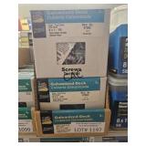 Lot of 4 Boxes of Galvanized Deck Screws 5lb