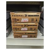 20rds Federal Premium 270Win 130gr Barnes TSX