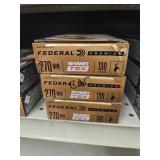 20rds Federal Premium 270Win 130gr Barnes TSX