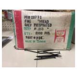 2000ct Box Fine Threaded Screws