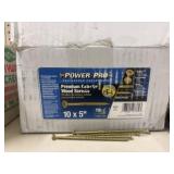 Box of Power Pro 10X5" Premium Exterior Screws