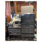 Rolling Toolbox Unit with Bench Grinder