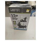 NEW Master Mechanic 1/3HP Submersible Sump Pump