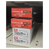 100rds Federal 25Auto and 40rds Winchester 7.62X39