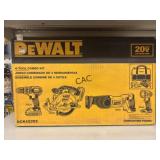 NEW Dewalt 20V MAX Cordless 4 Tool Combo Kit