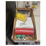 Box Lot of Assorted Air Tools and Accessories