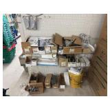 Shelf Lot of Assorted Door Roller Parts/Hardware