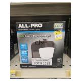 (3)NEW All-Pro LED Dusk-Dawn Security Light