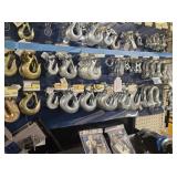 Section of NEW Assorted Hooks and Clevis