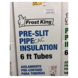12+/-pcs Frost King Poly-Foam Pre-Slit Pipe