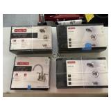 Lot of 4 NEW Delta Sink and Shower Faucets