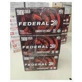 300rds Federal 9mm 115gr