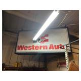 Western Auto Double Sided Advertising Sign