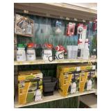 Shelf Lots of NEW Sprayers and Accessories