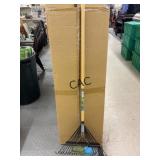 Box Lot of 10 NEW GreenThumb 22" Steel Tine Rakes