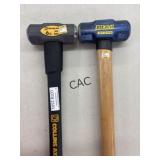 Lot of 2 NEW Assorted Sledge Hammers