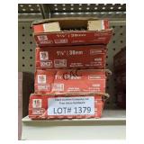 Lot of 4ct NEW 15ga 1 1/2" Finish Nails