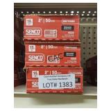 Lot of 3ct NEW 15ga 2" Galvanized Finish Nails