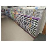 Approx. 40lf Hillman Fastener Bins with Contents