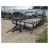 R&D T/A Equipment Trailer w/Ramps