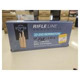 80rds PPU Rifleline 22-250Rem 55gr SP