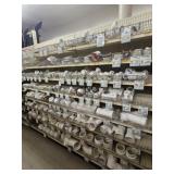 Sections of NEW Assorted Plumbing PVC Fittings