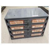 Metal 4 Drawer Box with Parts