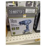 NEW Master Mechanic 12V Cordless Drill