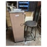 Vintage Water Fountain and Stool