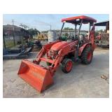 Kubota B26 4WD Backhoe HST W/Loader/Bucket