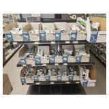 Section of NEW Assorted PVC Lock Plumbing Fittings