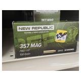 250rds New Republic 357Mag 158gr