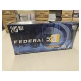 100rds Federal Power-Shok 243Win 100gr