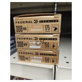 60rds Assorted Federal Premium 308Win Ammo