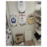 Section of NEW Toilet Seats/Cases of Sanitary Tees