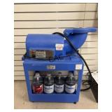 Gold Metal Sno-King w/Assorted Syrups