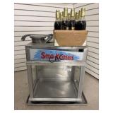 Gold Metal Deluxe Snokonette w/Assorted Syrups