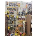 Shelf Lot of NEW Assorted Construction Supplies