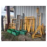 Lot of Assorted Scaffolding