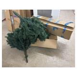 Lot of 2 Pre-Lit Christmas Trees