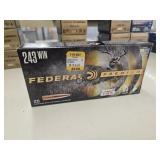 20rds Federal Premium 243Win 85gr Barnes TSX