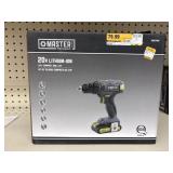 NEW Master Mechanic 20V Compact Cordless Drill Kit
