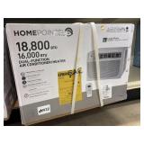 NEW Homepoint Cool/Heat Window Unit 18K/16K BTU