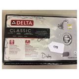 NIB Delta Chrome Finish Tub and Shower Faucet Set